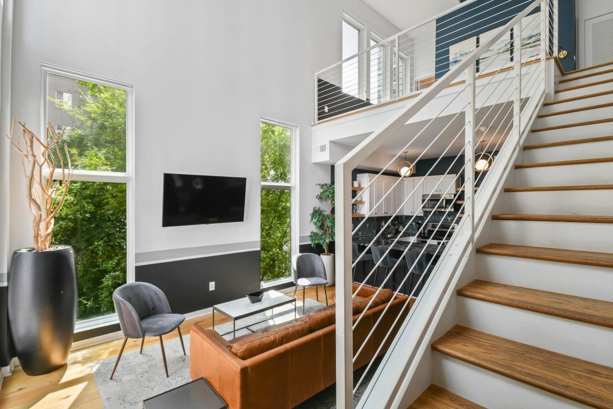 Stupendous Heart Of Piedmont Park Two Story Loft Lägenhet Atlanta Exteriör bild