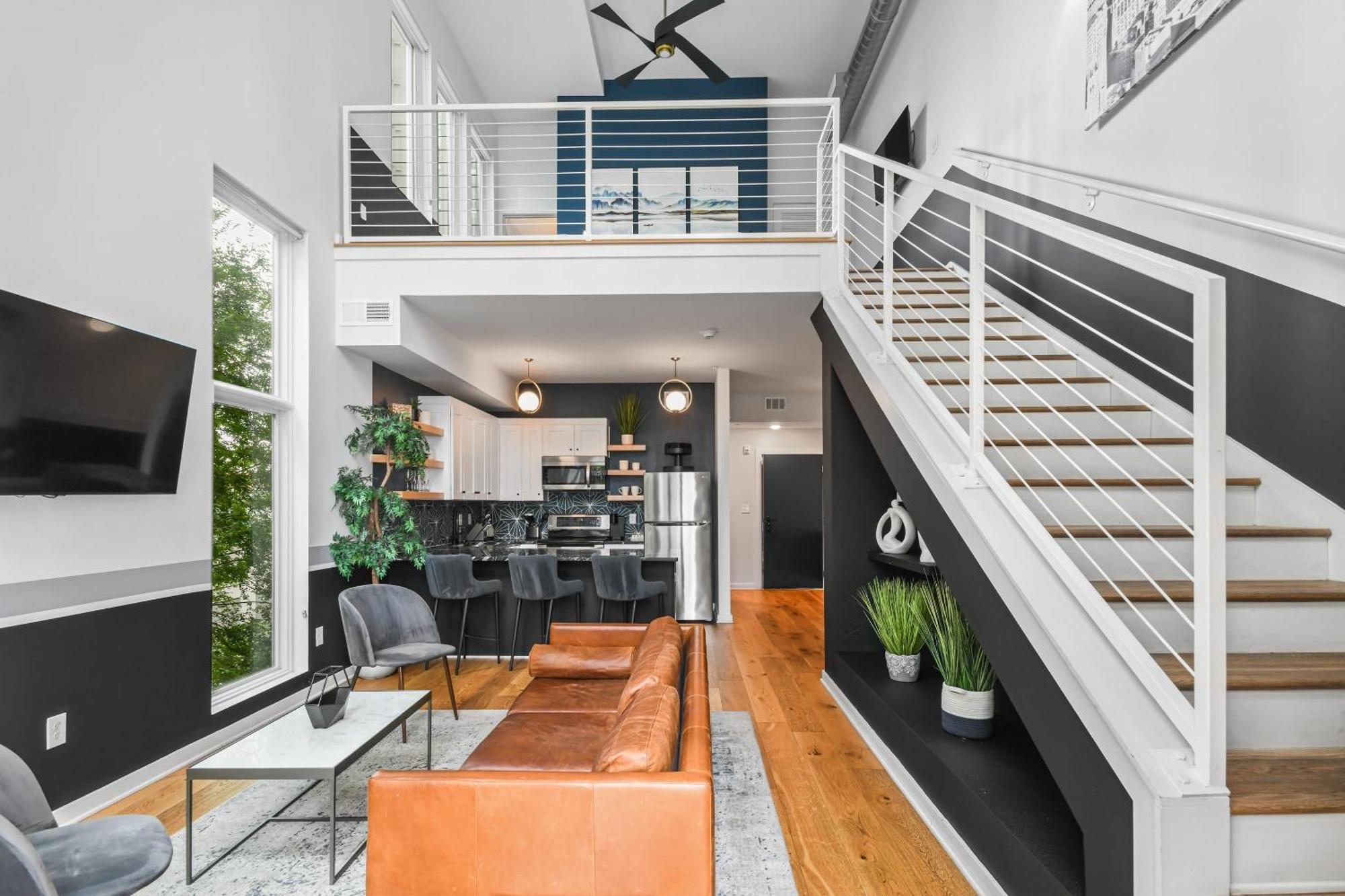 Stupendous Heart Of Piedmont Park Two Story Loft Lägenhet Atlanta Exteriör bild